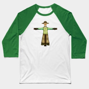 Scarecrow Lloyd Baxter Baseball T-Shirt